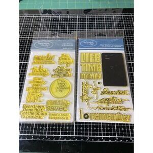 Vtg Ali Edwards Story Stamp Week In The Life Journaling Lot 2 Details Scrapbook